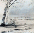 Алексей Саврасов. Ранняя весна. Березы у реки. 1893 г.jpg - СГМЗ