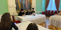 В епархиальном управлении прошел брифинг, посвященный теме строительства Свято-Успенской православной гимназии в городе Ставрополе - Епархия