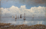Дубовской Н.Н. Морской пейзаж. 1900 г. Картон, масло, 23х32 © ГБУК СК «СКМИИ»
