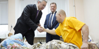 Губернатор Владимиров встретился с бойцами в госпитале на Ставрополье - Телеканал СвоёТВ