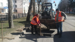 В Ставрополе начали уборку городских дорог и ямочный ремонт