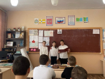 Настоятель храма Архистратига Михаила станицы Беломечетской провел беседу с учащимися школы № 7