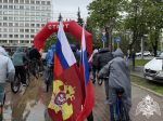 В Ставрополе росгвардейцы приняли участие в ежегодном патриотическом велопробеге