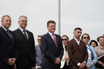 ВИЦЕ-ПРЕМЬЕР ПРАВИТЕЛЬСТВА РФ АЛЕКСАНДР НОВАК И ГУБЕРНАТОР СТАВРОПОЛЬЯ ОТКРЫЛИ НОВЫЙ АРТ-ОБЪЕКТ В АЭРОПОРТУ МИНВОД