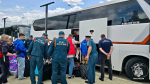 Сотрудники МЧС Ставрополья встретили детей, прибывших из Белгородской области, на летний отдых