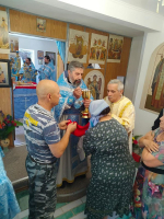 Престольный день отпраздновали в храме Тихвинской иконы Пресвятой Богородицы хутора Усть-Невинский