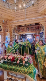 Престольный день отпраздновали в храме святых благоверных князя Петра и княгини Февронии города Невинномысска
