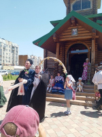 Престольный день отпраздновали в храме святых благоверных князя Петра и княгини Февронии города Невинномысска