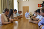 Глава Минспорта Ставрополья встретился с победителями первенства Европы по боксу