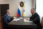 Губернатор Владимир Владимиров в Ставрополе провел встречу с Юрием Чайкой
