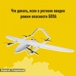 Что делать при атаке беспилотников — карточки