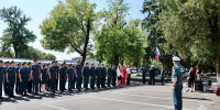 Торжественная церемония поднятия Государственного флага прошла в МЧС Ставрополья - МЧС Ставропольского края