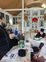 Выездное заседание епархиального отдела по взаимодействию с казачеством прошло в станице Беломечетской