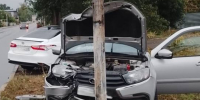 Два автомобиля столкнулись в Невинномысске из-за нарушений ПДД - ИА Победа 26