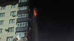 Ночной пожар в многоэтажке Дербента ликвидирован
