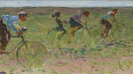 Биценко Е.Ф. Гонки. 1966 г. Холст, масло, 61х150