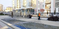 Фонтаны Ставрополя начали украшать к зиме - Комсомольская Правда