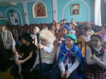 Традиционный межшкольный Рождественский фестиваль «Христос рождается — славите!» прошел в храме святого великомученика и целителя Пантелеимона города Ставрополя