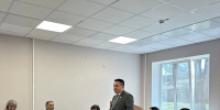 В рамках профориентационной работы в Туркменской районной больнице проведена встреча заместителя министра ведомства Алексея Михаэлиса и представителя СтГМУ с выпускниками округа - Министерство Здравоохранения