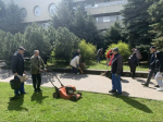Более 40 тысяч жителей Ставрополя вышли на Всероссийский субботник.