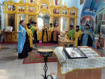В храме святителя Николая Чудотворца села Сухая Буйвола состоялось общее собрание и исповедь духовенства Светлоградского благочиния