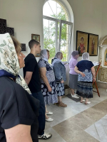 В храме Владимирской иконы Божией Матери села Водораздел торжественно отметили престольный праздник