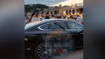 В Кисловодске водителя оштрафовали за езду по бульвару на авто без регистрации