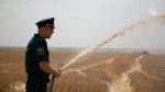 Сухостой горел 3 июля возле хутора Садового под Ставрополем