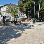 В Ставрополе ремонтируют фонтан на бульваре Ермолова