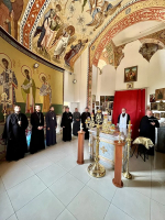 В храме Покрова Пресвятой Богородицы села Пелагиада состоялось собрание и исповедь духовенства Михайловского благочиния