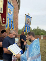 В храме Успения Божией Матери села Вревское отпраздновали престольный день