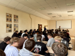 Встреча студентов с офицером войск беспилотных систем