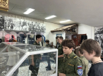 Воспитанники Архиерейского казачьего конвоя посетили музей истории казачества