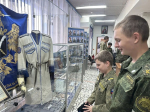 Воспитанники Архиерейского казачьего конвоя посетили музей истории казачества